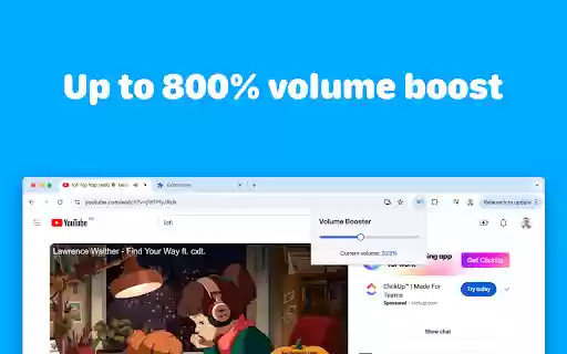8x Volume Booster for YouTube Websites from Chrome web store to be run with OffiDocs Chromium online 8x Volume Booster for YouTube Websites from Chrome web store to be run with OffiDocs Chromium online