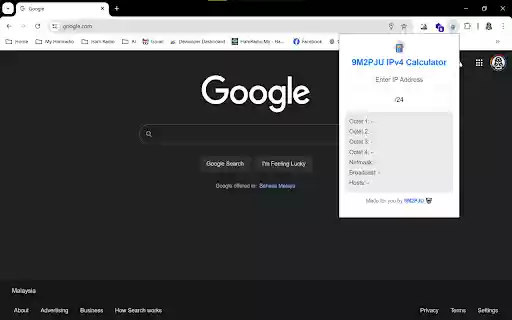 9M2PJU IPv4 Calculator  from Chrome web store to be run with OffiDocs Chromium online