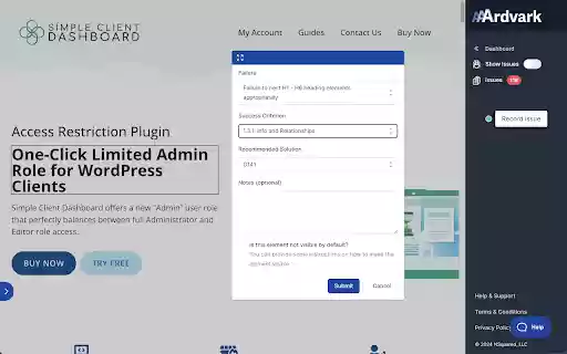 AAArdvark  from Chrome web store to be run with OffiDocs Chromium online
