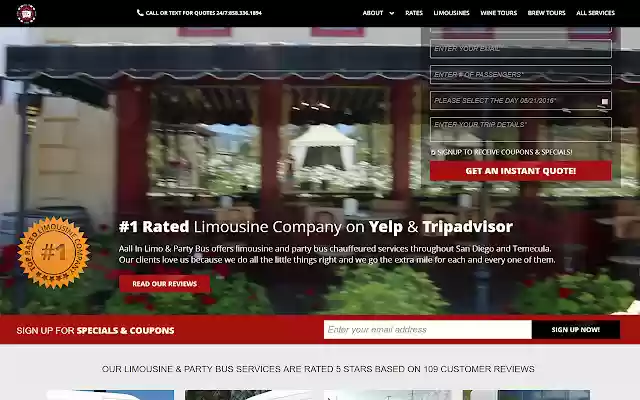 Aall In Limo  Party Bus  from Chrome web store to be run with OffiDocs Chromium online