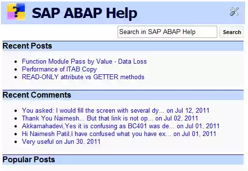 ABAP Help Blog by Naimesh Patel  from Chrome web store to be run with OffiDocs Chromium online