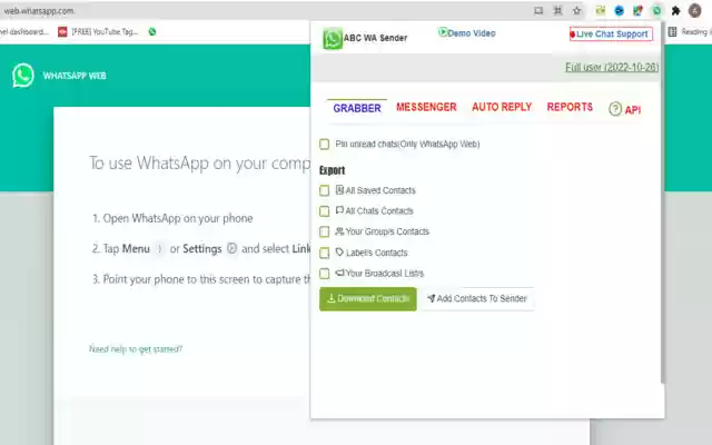 ABC Bulk Sender from Chrome web store to be run with OffiDocs Chromium online ABC Bulk Sender from Chrome web store to be run with OffiDocs Chromium online