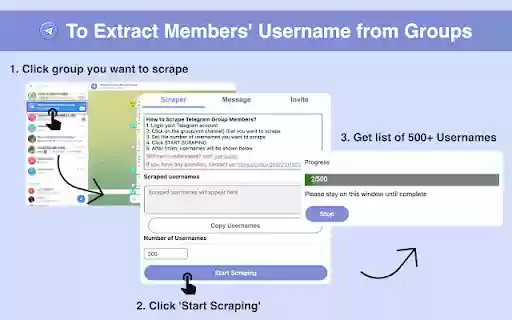 ABC Telegram Sender  from Chrome web store to be run with OffiDocs Chromium online