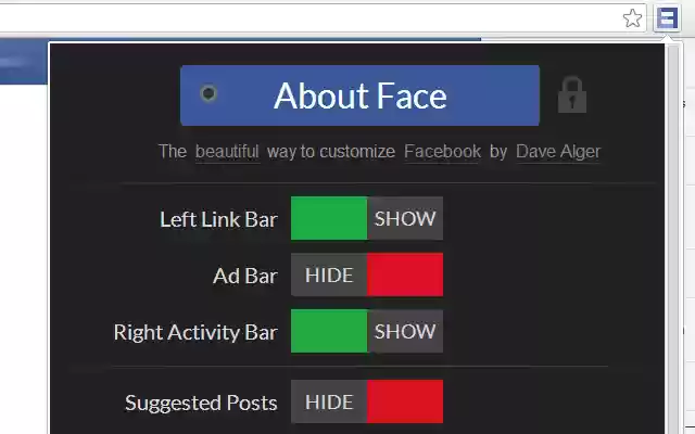 About Face  from Chrome web store to be run with OffiDocs Chromium online