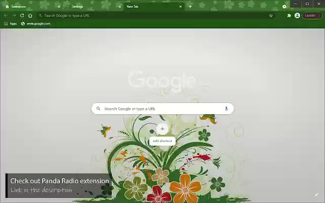 Abstract Floral  from Chrome web store to be run with OffiDocs Chromium online