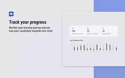 Ab Vocabulary: translate and memorize new words  from Chrome web store to be run with OffiDocs Chromium online