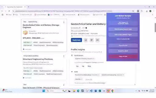 Academic Job Market Scraper from Chrome web store to be run with OffiDocs Chromium online Academic Job Market Scraper from Chrome web store to be run with OffiDocs Chromium online