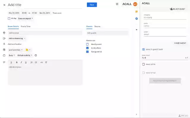 ACALL from Chrome web store to be run with OffiDocs Chromium online ACALL from Chrome web store to be run with OffiDocs Chromium online