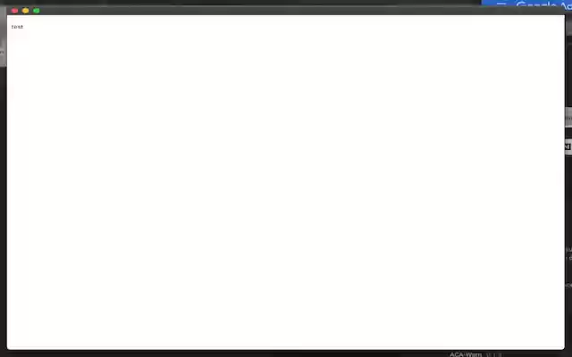 ACA Warn  from Chrome web store to be run with OffiDocs Chromium online