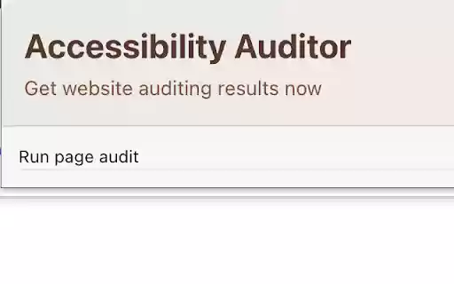 Accessibility Auditor from Chrome web store to be run with OffiDocs Chromium online Accessibility Auditor from Chrome web store to be run with OffiDocs Chromium online