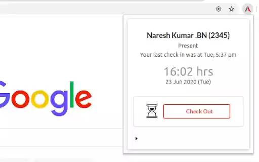 Accion Check In/Out from Chrome web store to be run with OffiDocs Chromium online Accion Check In/Out from Chrome web store to be run with OffiDocs Chromium online