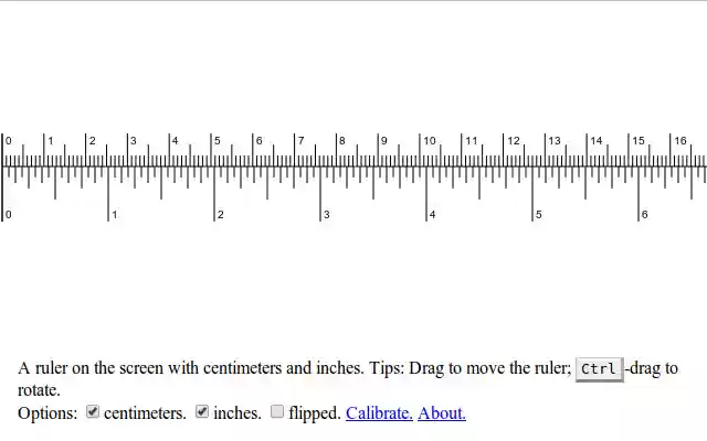 Accurate Ruler  from Chrome web store to be run with OffiDocs Chromium online