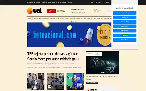 Acessibilidade Visual by Polly  from Chrome web store to be run with OffiDocs Chromium online