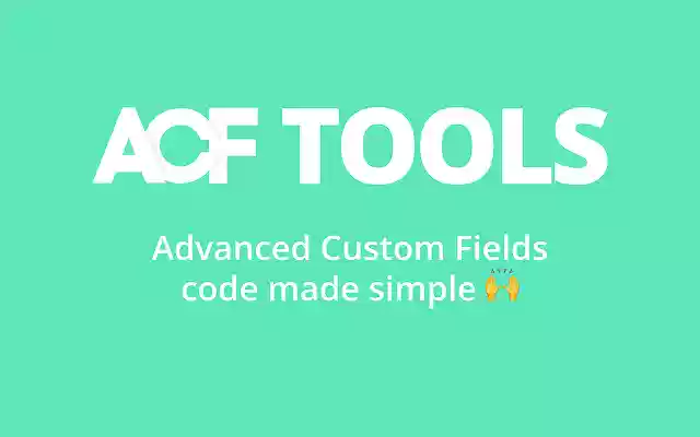 ACF Tools  from Chrome web store to be run with OffiDocs Chromium online