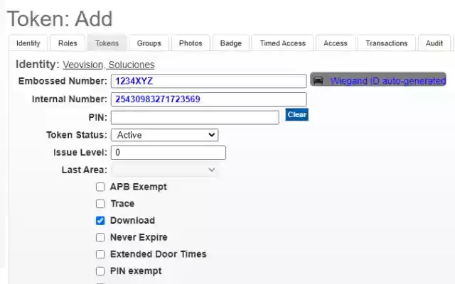 ACM VeoWiegand63bits from Chrome web store to be run with OffiDocs Chromium online ACM VeoWiegand63bits from Chrome web store to be run with OffiDocs Chromium online