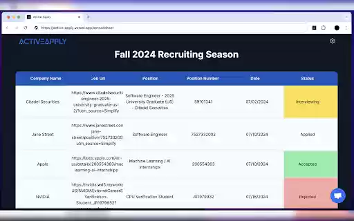 Active Apply  from Chrome web store to be run with OffiDocs Chromium online