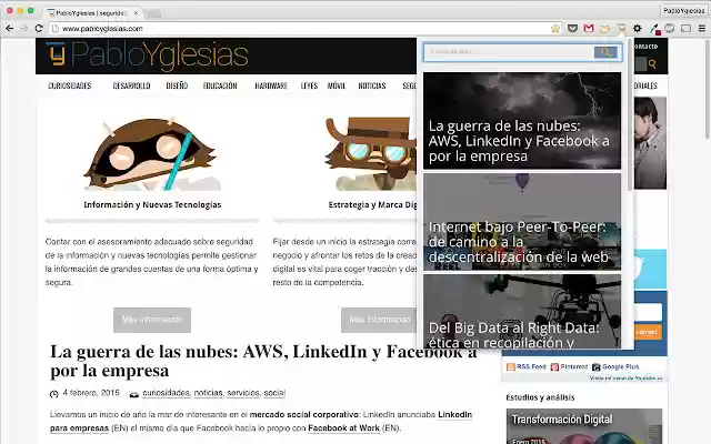 Actualidad Tecnológica PabloYglesias from Chrome web store to be run with OffiDocs Chromium online Actualidad Tecnológica PabloYglesias from Chrome web store to be run with OffiDocs Chromium online