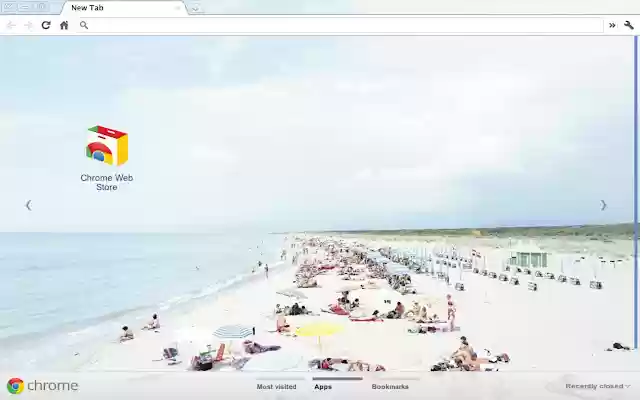 A Day at the Beach  from Chrome web store to be run with OffiDocs Chromium online
