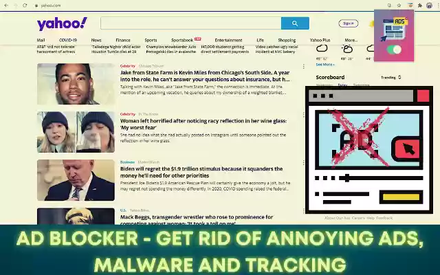 AdBlocker  from Chrome web store to be run with OffiDocs Chromium online