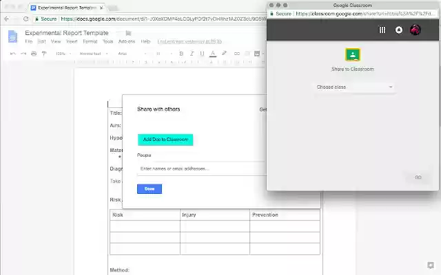 Add Doc to Classroom from Chrome web store to be run with OffiDocs Chromium online Add Doc to Classroom from Chrome web store to be run with OffiDocs Chromium online
