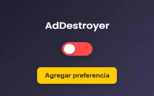 AdDestroyer  from Chrome web store to be run with OffiDocs Chromium online