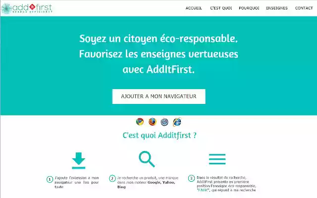 AdditFirst  from Chrome web store to be run with OffiDocs Chromium online