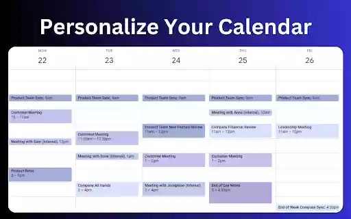 Add More Colors to Calendar  from Chrome web store to be run with OffiDocs Chromium online
