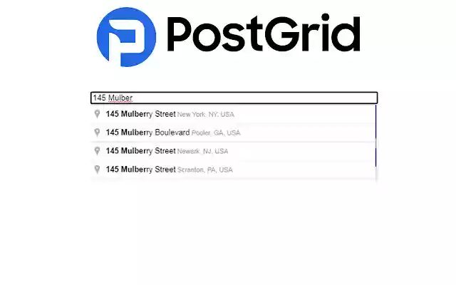 Address Autocomplete API by PostGrid™ from Chrome web store to be run with OffiDocs Chromium online Address Autocomplete API by PostGrid™ from Chrome web store to be run with OffiDocs Chromium online