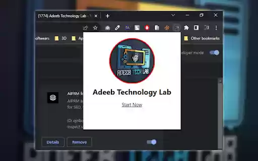 Adeeb Technology Lab aus dem Chrome Web Store wird mit OffiDocs Chromium online ausgeführt