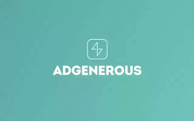 Adgenerous from Chrome web store to be run with OffiDocs Chromium online Adgenerous from Chrome web store to be run with OffiDocs Chromium online