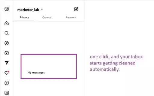 ADIDM (Auto Deletion Instagram DM)  from Chrome web store to be run with OffiDocs Chromium online
