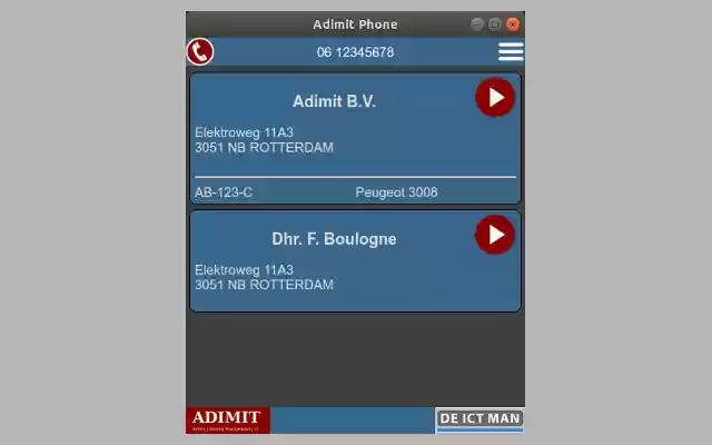 ADIMIT Phone  from Chrome web store to be run with OffiDocs Chromium online