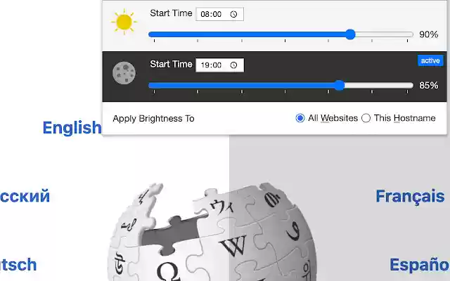 Adjust Screen Brightness from Chrome web store to be run with OffiDocs Chromium online Adjust Screen Brightness from Chrome web store to be run with OffiDocs Chromium online