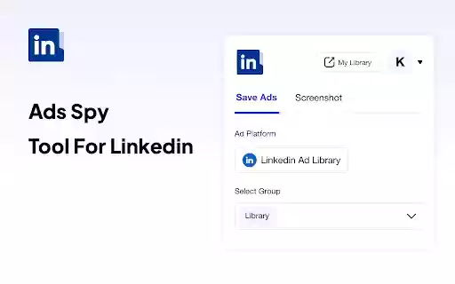 Ad Library LinkedIn Ad Manager Ad Spy from Chrome web store to be run with OffiDocs Chromium online Ad Library LinkedIn Ad Manager Ad Spy from Chrome web store to be run with OffiDocs Chromium online