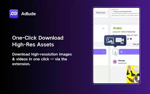 Adlude Save Facebook Winning Ads  from Chrome web store to be run with OffiDocs Chromium online