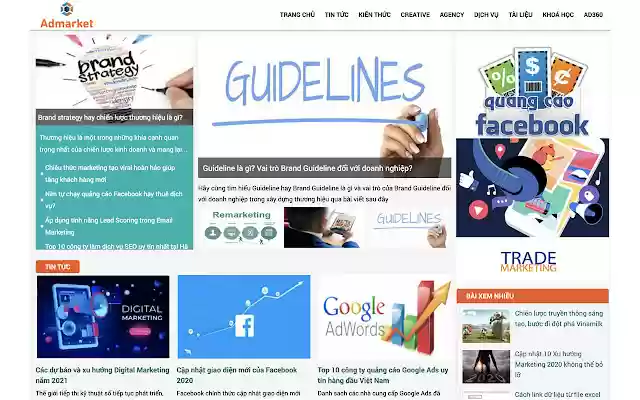 Admarket Tiện ích Marketing  from Chrome web store to be run with OffiDocs Chromium online