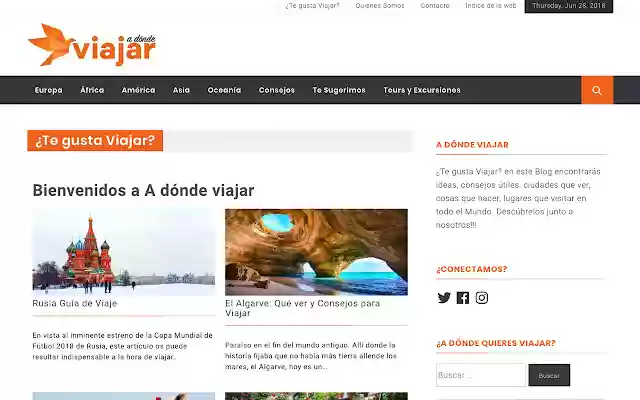 A dónde Viajar from Chrome web store to be run with OffiDocs Chromium online A dónde Viajar from Chrome web store to be run with OffiDocs Chromium online