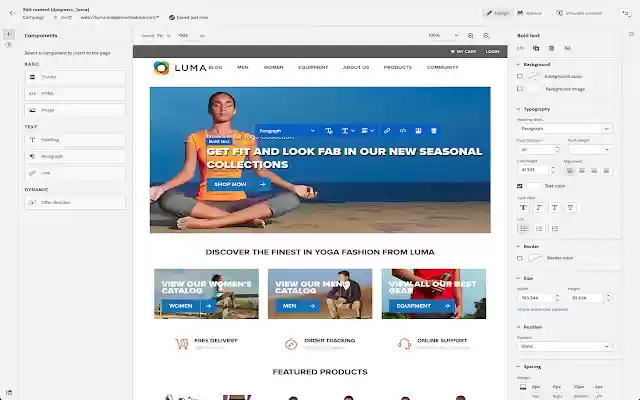 Adobe Experience Cloud Visual Editing Helper  from Chrome web store to be run with OffiDocs Chromium online