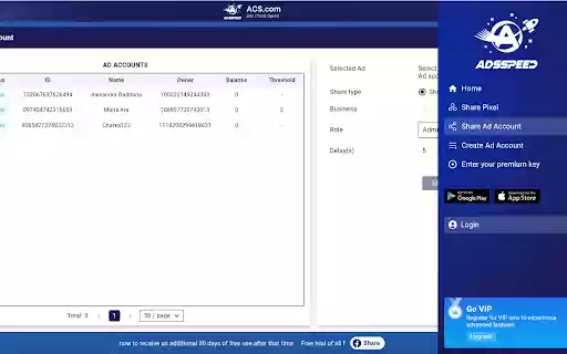 Ads Check Speed | adsspeed.com  from Chrome web store to be run with OffiDocs Chromium online