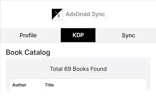 AdsDroid Sync  from Chrome web store to be run with OffiDocs Chromium online