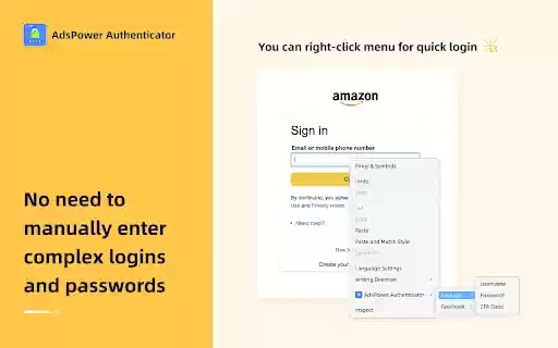 AdsPower Authenticator  from Chrome web store to be run with OffiDocs Chromium online