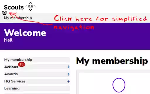 Adult Scout Membership Extension  from Chrome web store to be run with OffiDocs Chromium online