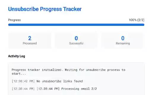 Advanced Gmail Unsubscribe Helper  from Chrome web store to be run with OffiDocs Chromium online