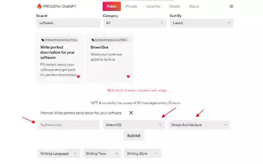 Advanced Prompts for ChatGPT PRMDB from Chrome web store to be run with OffiDocs Chromium online Advanced Prompts for ChatGPT PRMDB from Chrome web store to be run with OffiDocs Chromium online
