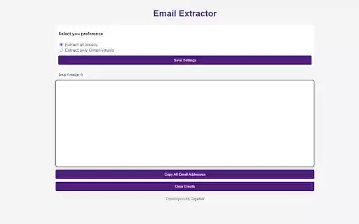 Advance Email Extractor Unlimited Automatic Email Extraction  from Chrome web store to be run with OffiDocs Chromium online