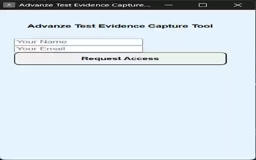 Advanze Test Evidence Capture Tool  from Chrome web store to be run with OffiDocs Chromium online