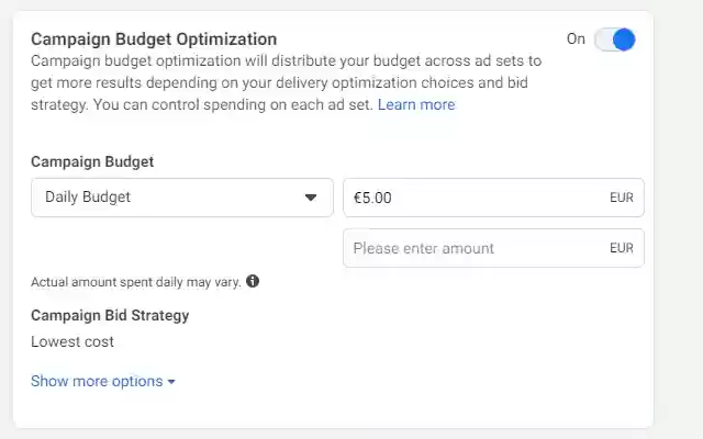 Advertising Budget Helper  from Chrome web store to be run with OffiDocs Chromium online
