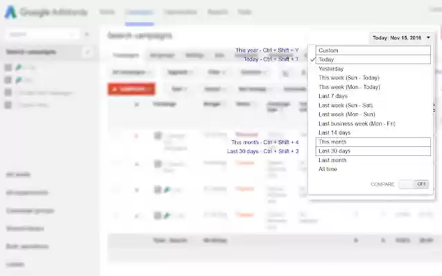 AdWords HotKeys from Chrome web store to be run with OffiDocs Chromium online AdWords HotKeys from Chrome web store to be run with OffiDocs Chromium online