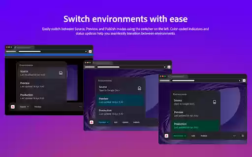 AEM Sidekick  from Chrome web store to be run with OffiDocs Chromium online