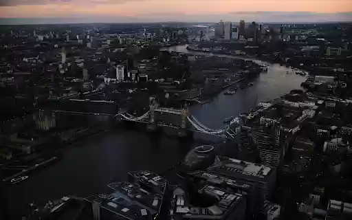 Aerial View of the Tower Bridge over River Thames  from Chrome web store to be run with OffiDocs Chromium online